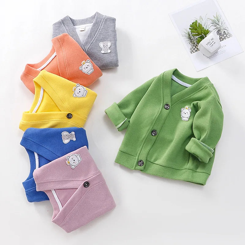 Cuddly Critter Baby Cardigan