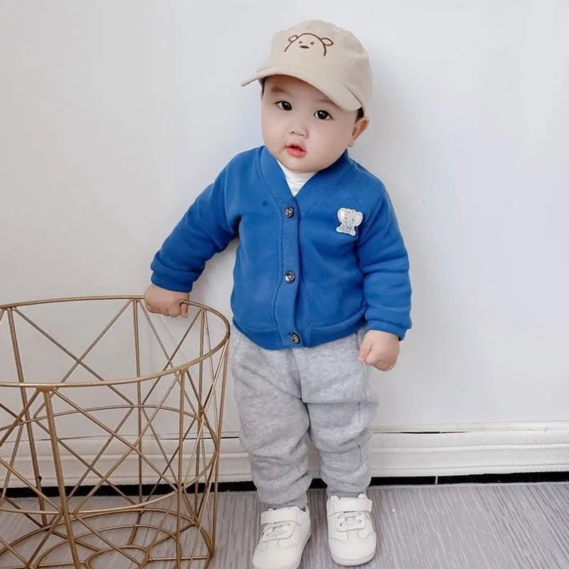 Cuddly Critter Baby Cardigan