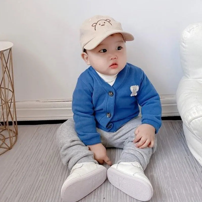 Cuddly Critter Baby Cardigan