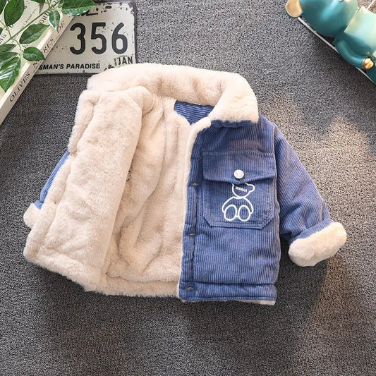 Cute Thicken Plush Kid Jackets