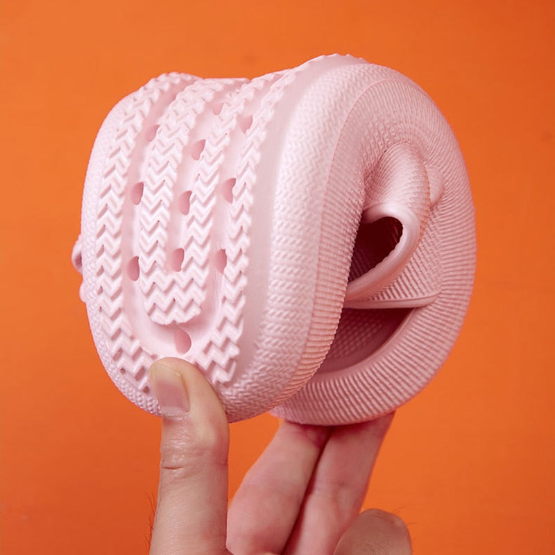 Comfy Cloudy Buckle Slippers