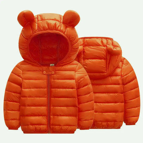 CozyChic Kids Hooded Down Jacket
