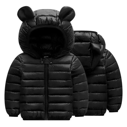 CozyChic Kids Hooded Down Jacket