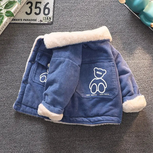 Cute Thicken Plush Kid Jackets