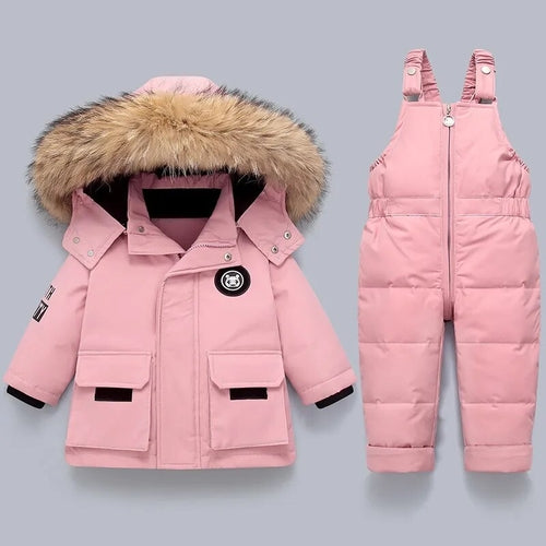 Winter Snuggle Set: Cozy Kids' Jackets and Jumpsuit