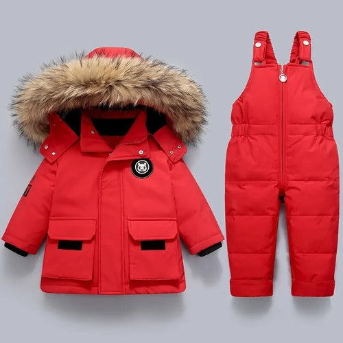 Winter Snuggle Set: Cozy Kids' Jackets and Jumpsuit