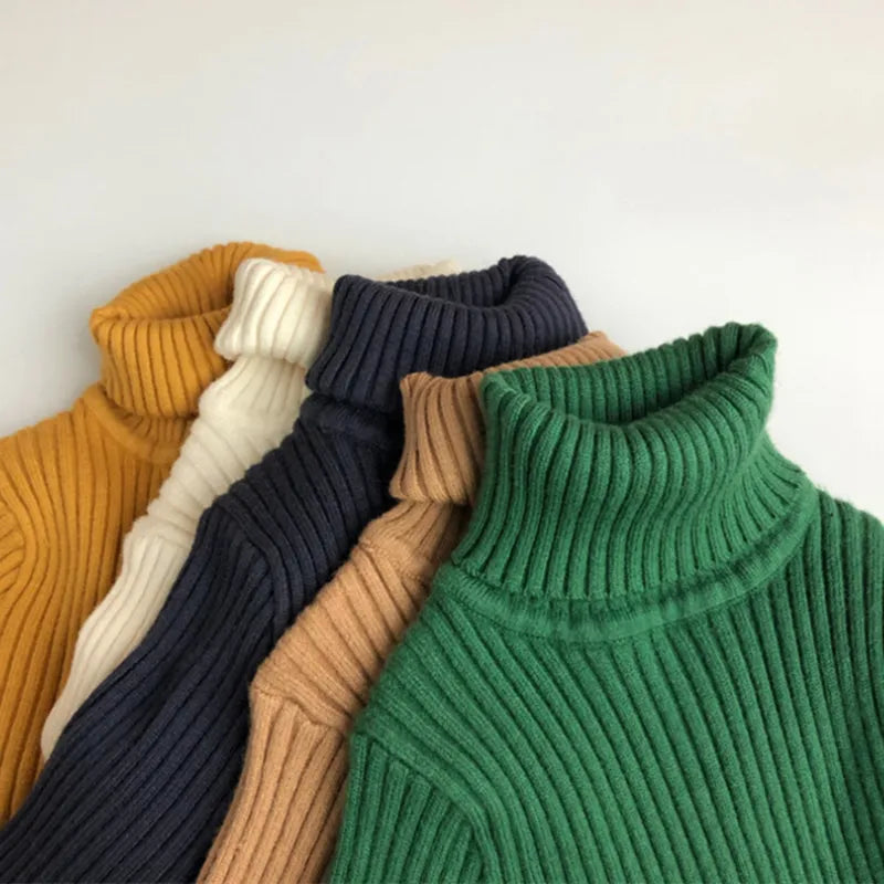 Cozy Cute Turtleneck Little Sweaters