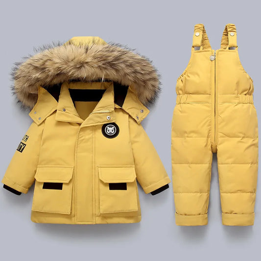 Winter Snuggle Set: Cozy Kids' Jackets and Jumpsuit