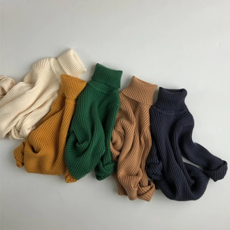 Cozy Cute Turtleneck Little Sweaters