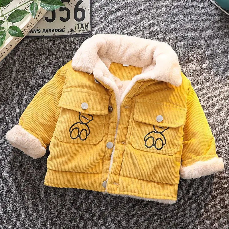 Cute Thicken Plush Kid Jackets