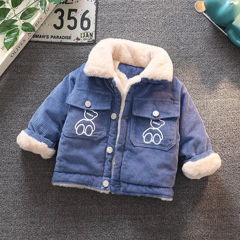 Cute Thicken Plush Kid Jackets