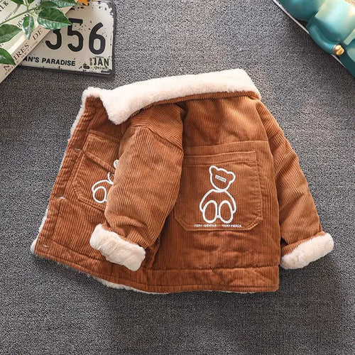 Cute Thicken Plush Kid Jackets