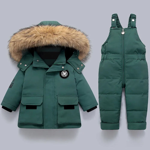 Winter Snuggle Set: Cozy Kids' Jackets and Jumpsuit