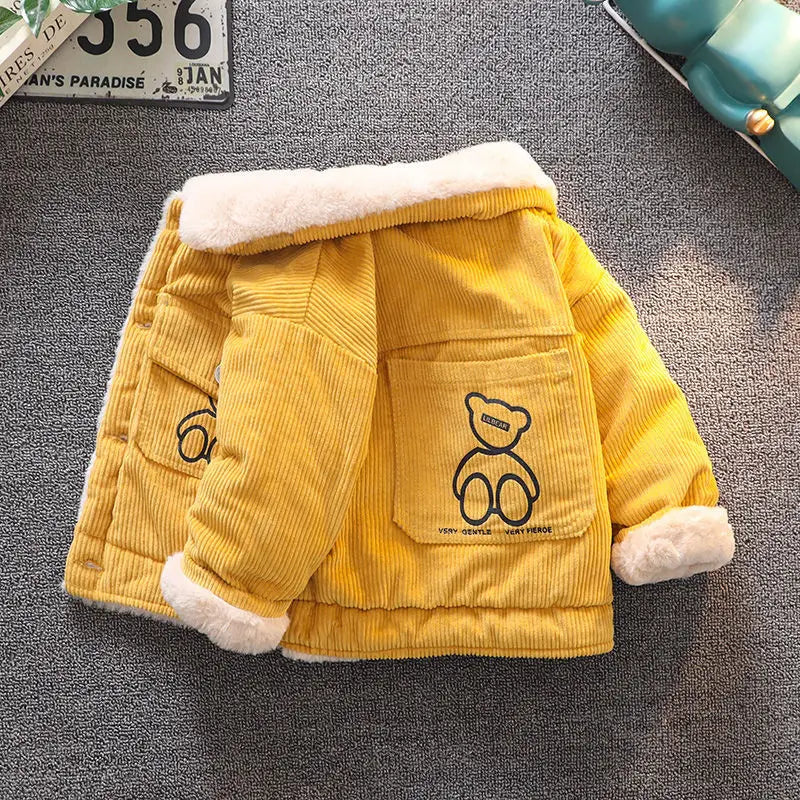 Cute Thicken Plush Kid Jackets